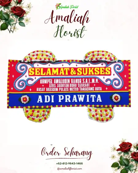Papan Bunga Ucapan Selamat Gampingrowo